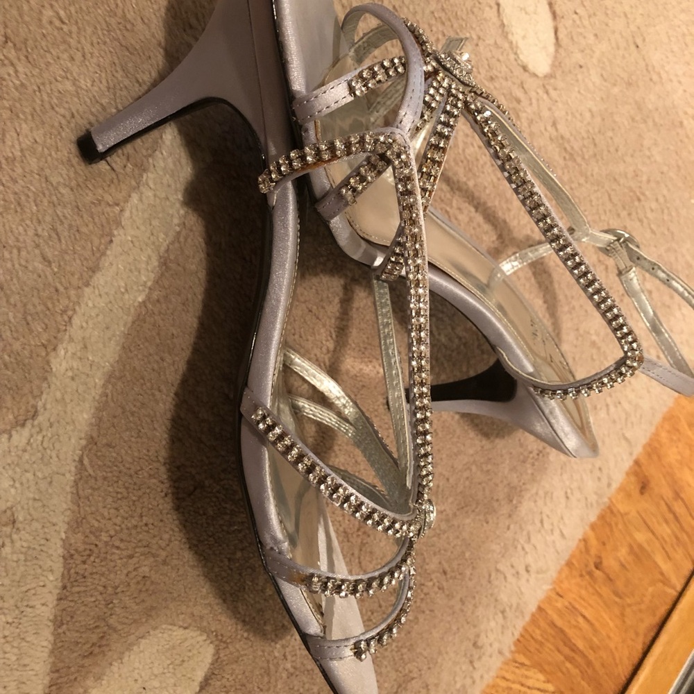 Silver, strap shoes - Picture 5 of 5